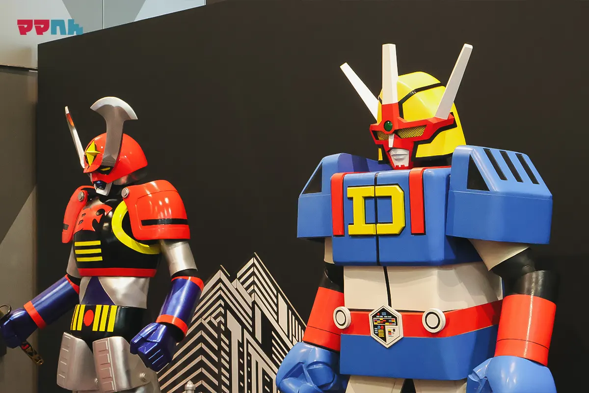 戦隊ロボの展示
