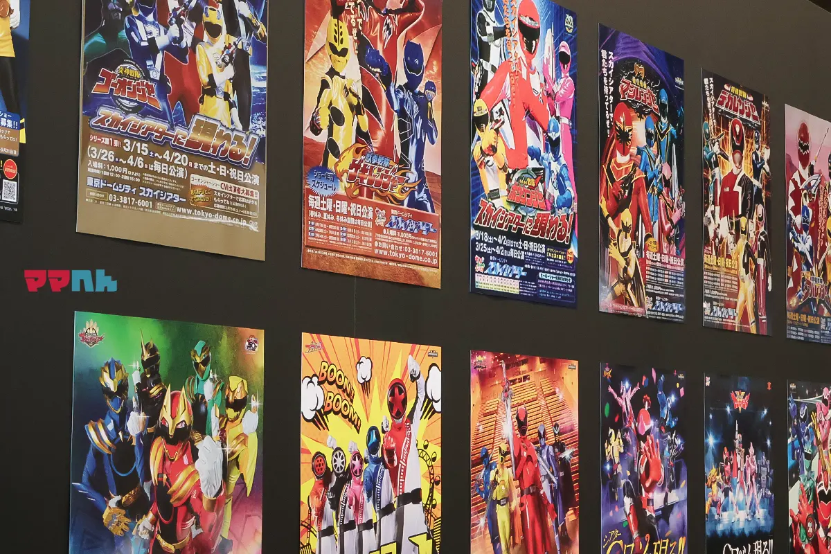 東京ドームシティで開催された歴代イベントのポスター
