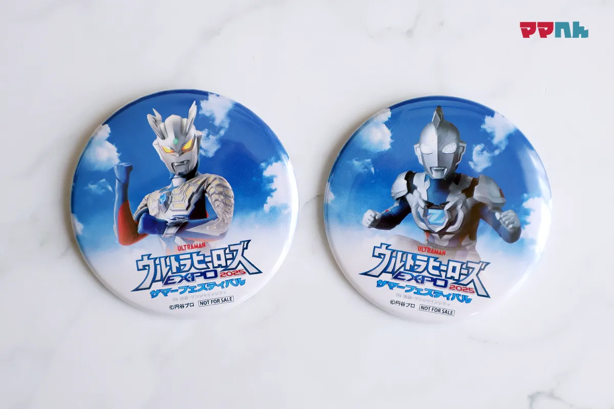 コラボメニューでもらえた缶バッジ
