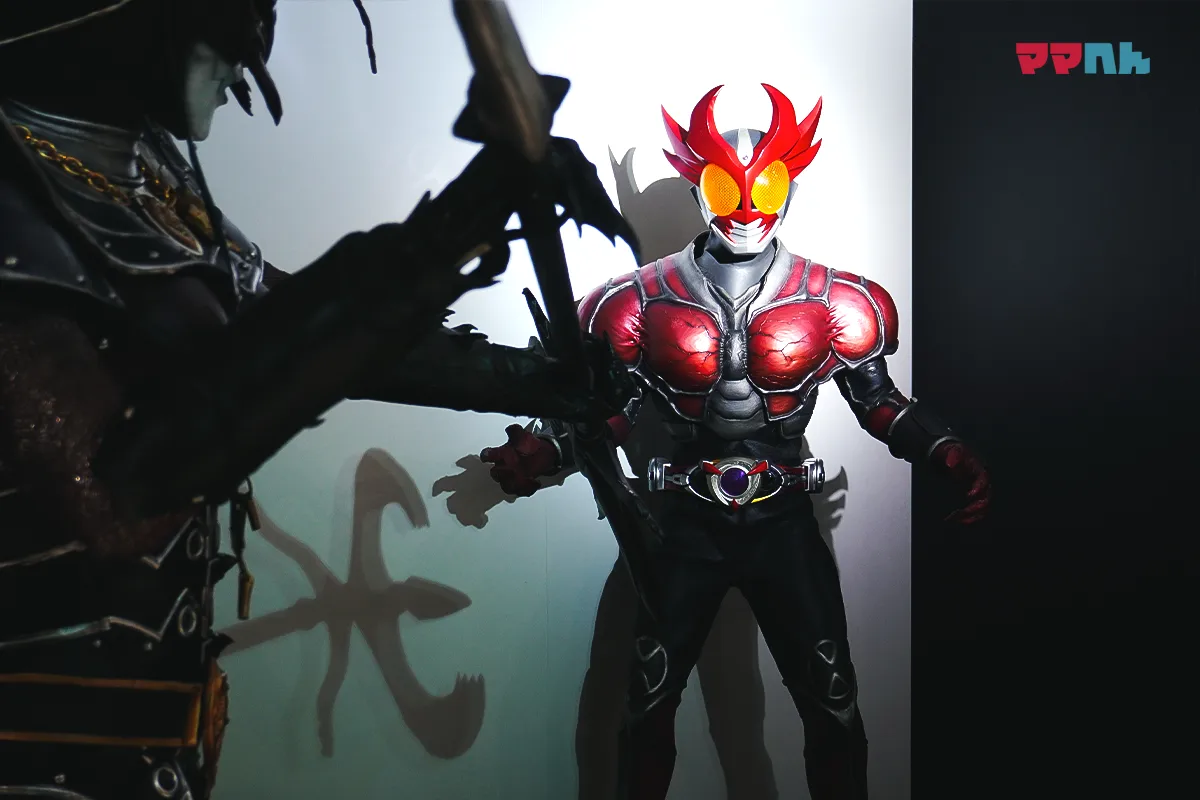 クイーンアントロードとアギトバーニングフォームの激闘再現