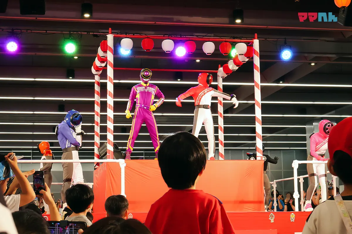 Wヒーロー夏祭り2024③ 爆上戦隊ブンブンジャーダンスグリーティング