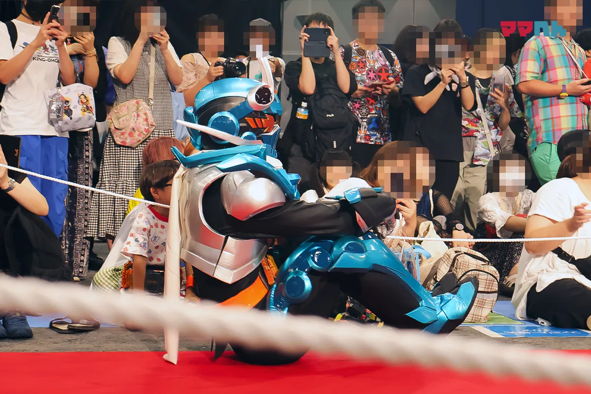 Wヒーロー夏祭り2024⑤ GENKI LABOコラボ企画 ちりがみ博士の科学実験