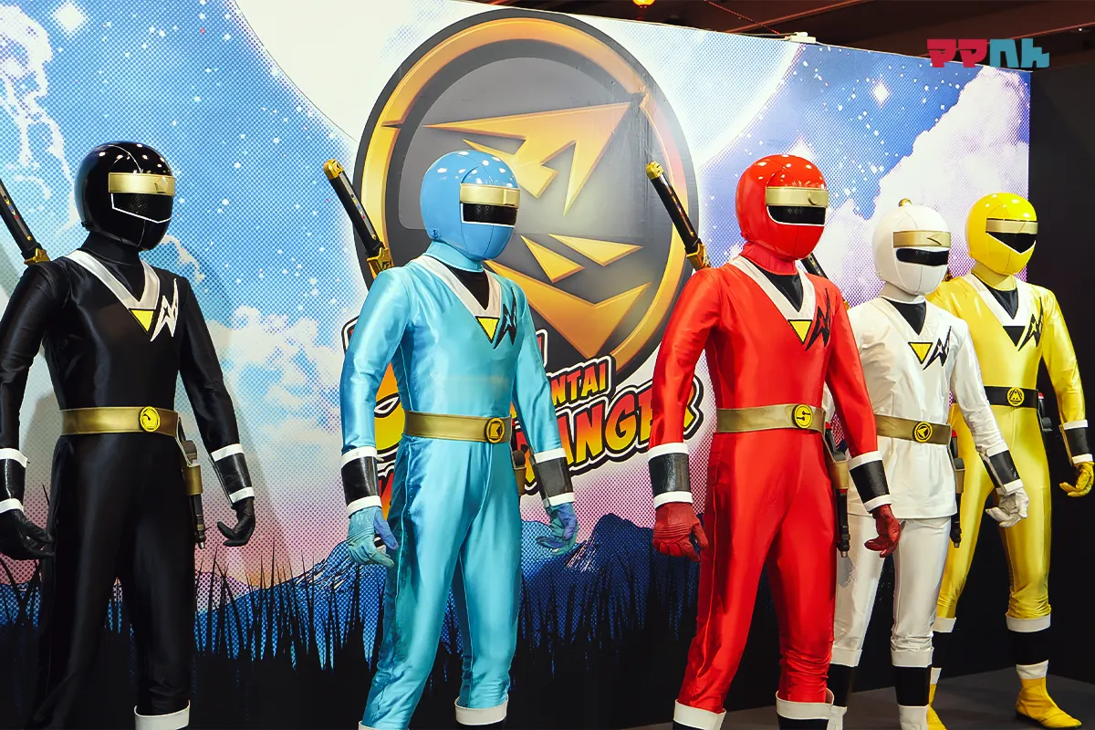 30周年を迎えたカクレンジャーの展示